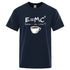 EnergyMilk Coffee Printing Men Tshirt Casual Breathable Tsh